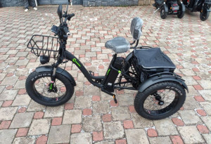 Триколісний електрофетбайк Cruzzer Turbo PRO 1000W 48V 15.6Ah